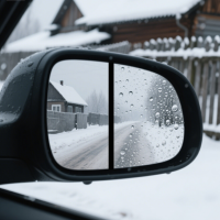 Car rearview mirror filmimage